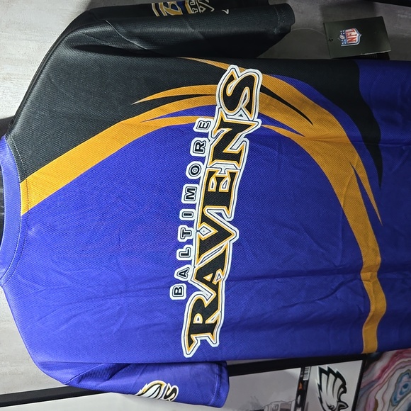 L Baltimore Ravens Custom Sublimated NFL Football Game Day Fan Jersey - Picture 8 of 8